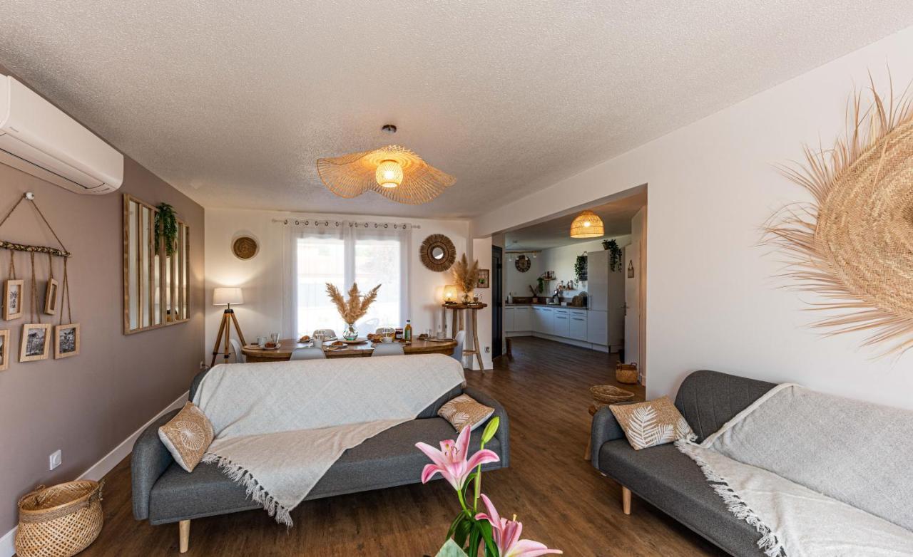 Villa Des Oliviers Sublime Villa Avec Piscine Chauffee Et Privee Et Baby Foot Bon-Encontre Εξωτερικό φωτογραφία