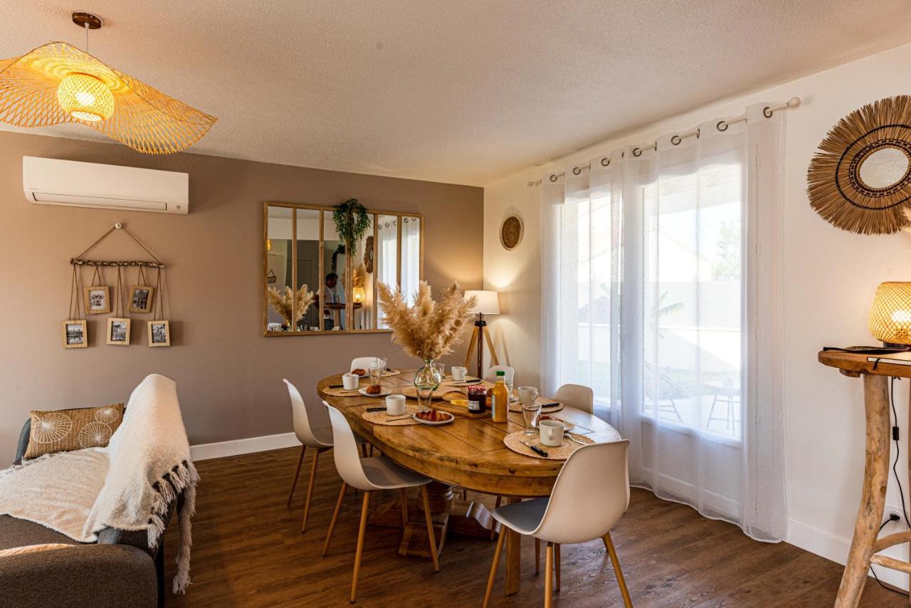 Villa Des Oliviers Sublime Villa Avec Piscine Chauffee Et Privee Et Baby Foot Bon-Encontre Εξωτερικό φωτογραφία