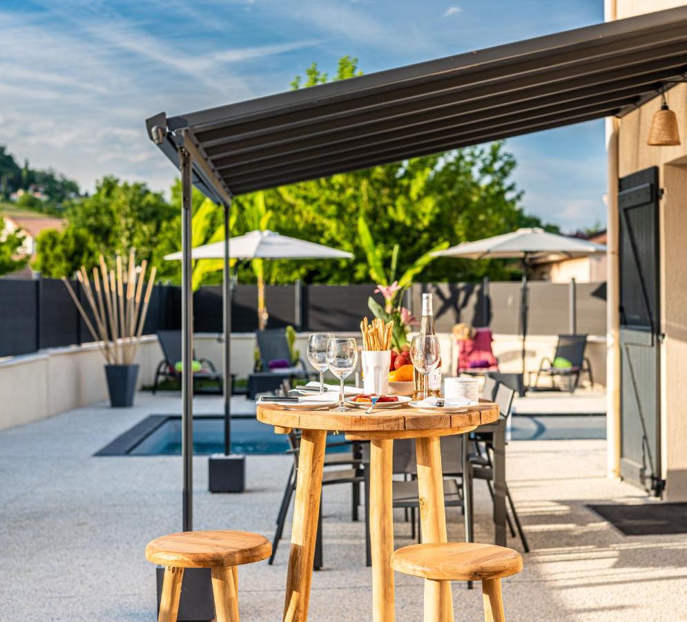 Villa Des Oliviers Sublime Villa Avec Piscine Chauffee Et Privee Et Baby Foot Bon-Encontre Εξωτερικό φωτογραφία