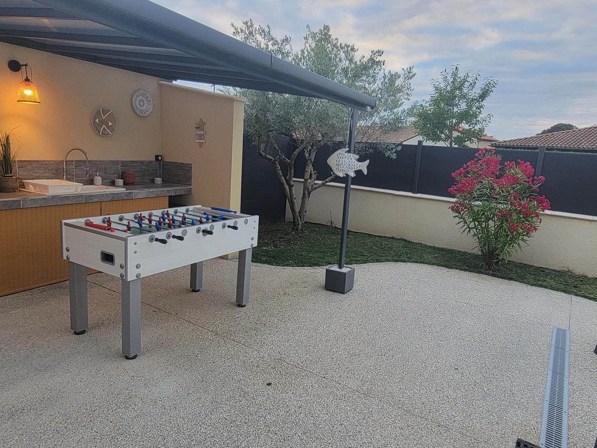 Villa Des Oliviers Sublime Villa Avec Piscine Chauffee Et Privee Et Baby Foot Bon-Encontre Εξωτερικό φωτογραφία