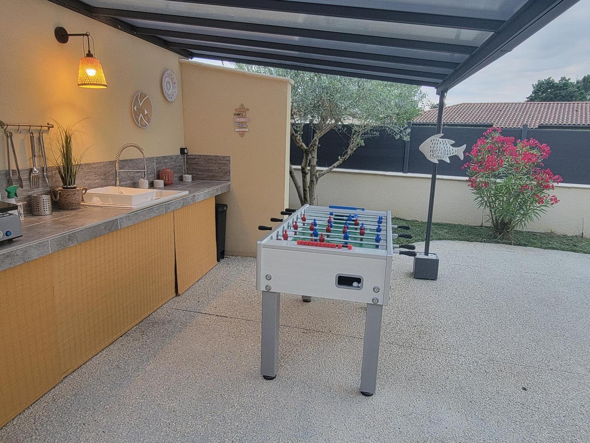 Villa Des Oliviers Sublime Villa Avec Piscine Chauffee Et Privee Et Baby Foot Bon-Encontre Εξωτερικό φωτογραφία