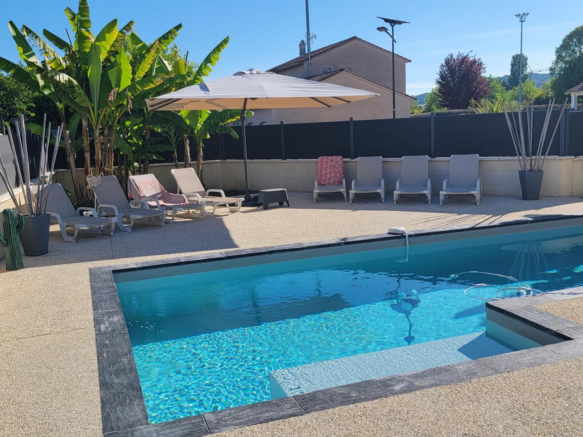 Villa Des Oliviers Sublime Villa Avec Piscine Chauffee Et Privee Et Baby Foot Bon-Encontre Εξωτερικό φωτογραφία